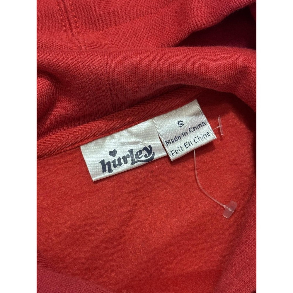 Y2K Hurley Red Women‎ Hoodie Size S - Picture 7 of 8